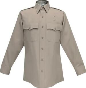 FLYING CROSS LADIES 34-REG TAN LONG SLEEVE UNIFORM SHIRT